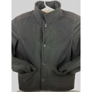 Nautica - Quilted Peacoat - Mens Sz L - Black - Warm Winter Jacket